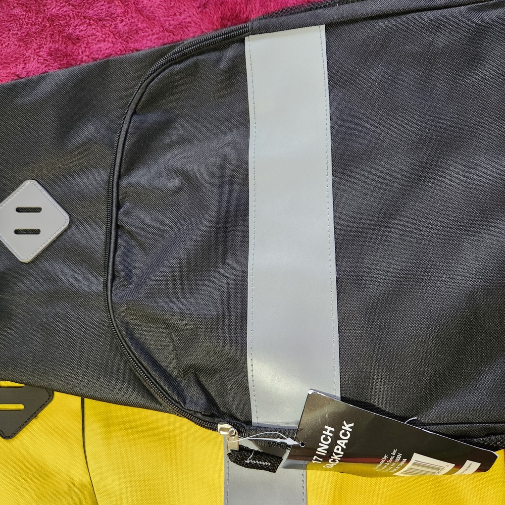 Vibrant Kids Backpack Trio - Red, Yellow, and Black - Picture 5 of 9